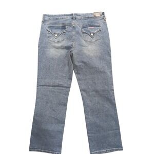 HUDSON JEANS Womens 36 16 Straight Leg Crop Stretch Faded Designer Denim NEW NWT